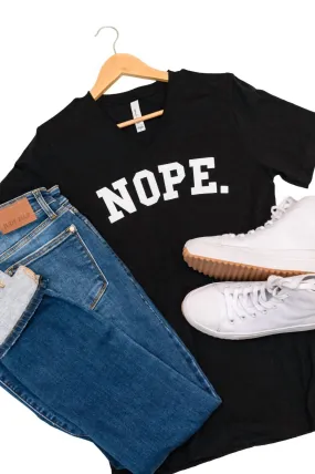 123 Amore - Women's Nope V-Neck Graphic Tee