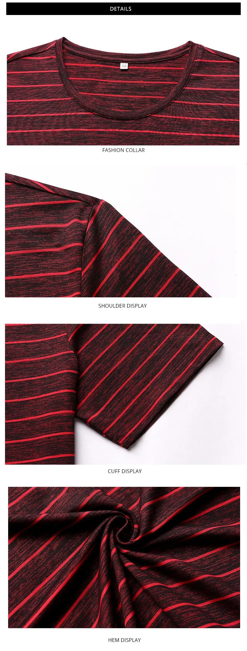 2019 New Fashion Brand T Shirt Mens Striped Summer Street Wear Tops Trends O Neck Top Grade Short Sleeve Tshirts Men Clothes