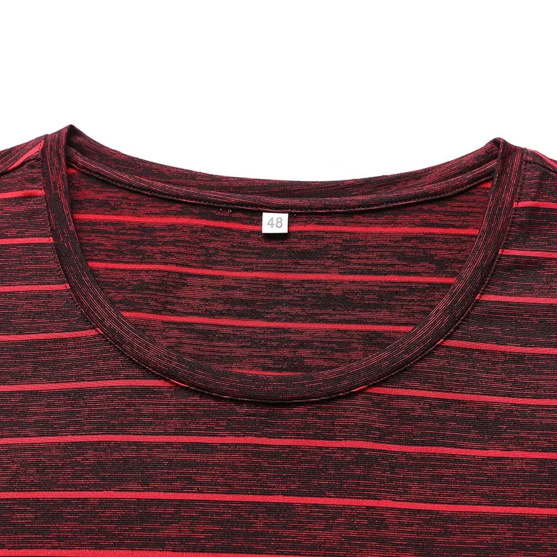 2019 New Fashion Brand T Shirt Mens Striped Summer Street Wear Tops Trends O Neck Top Grade Short Sleeve Tshirts Men Clothes