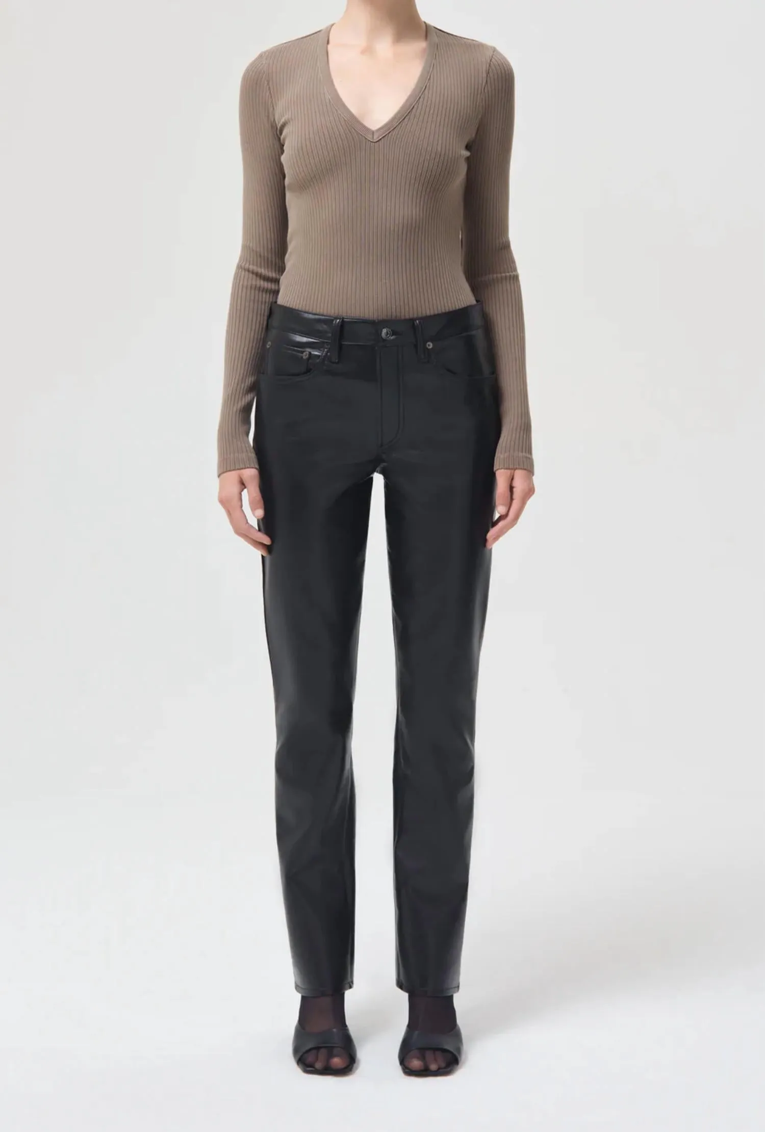 Agolde - Tavi Deep V Top
