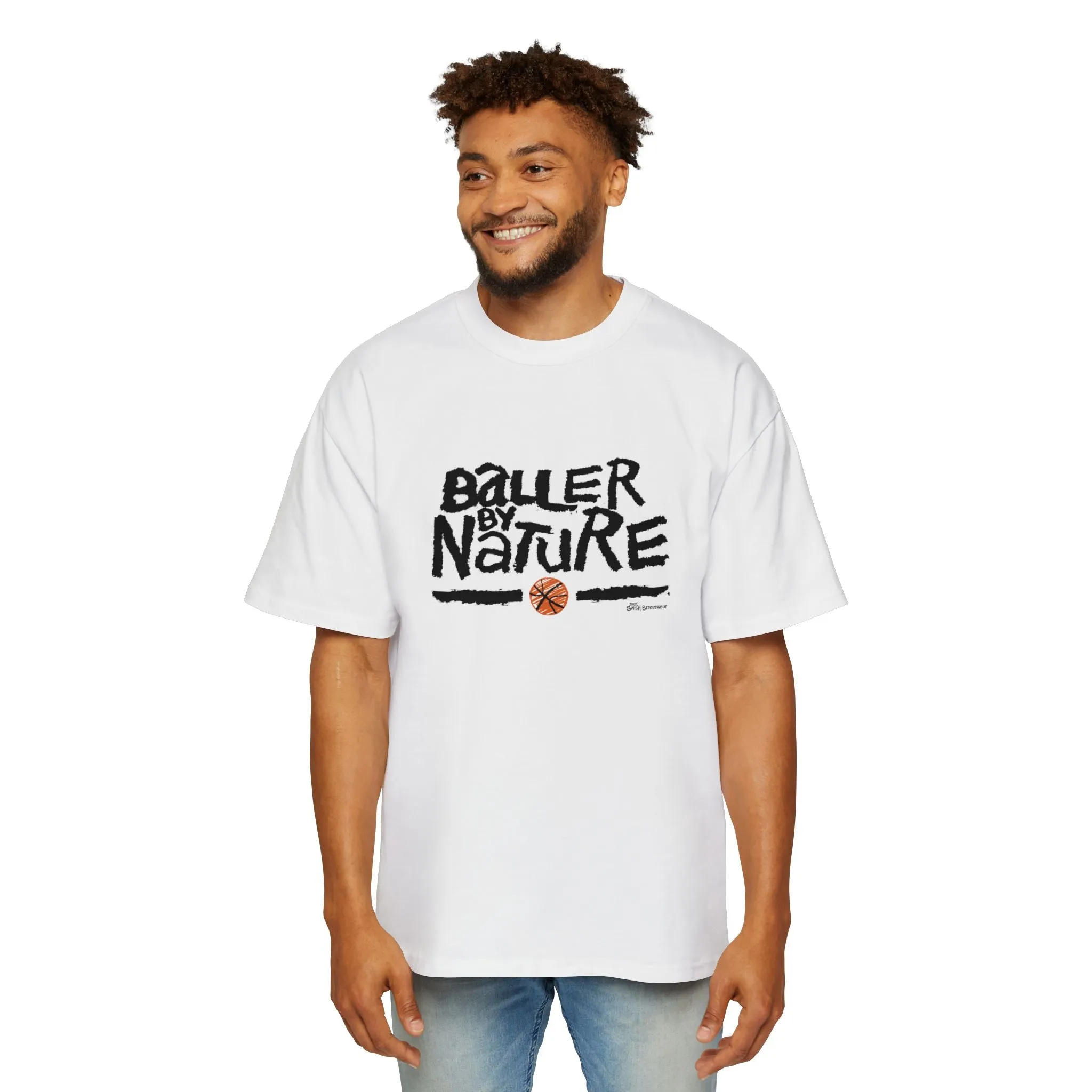Baller By Nature Oversized Heavy Tee