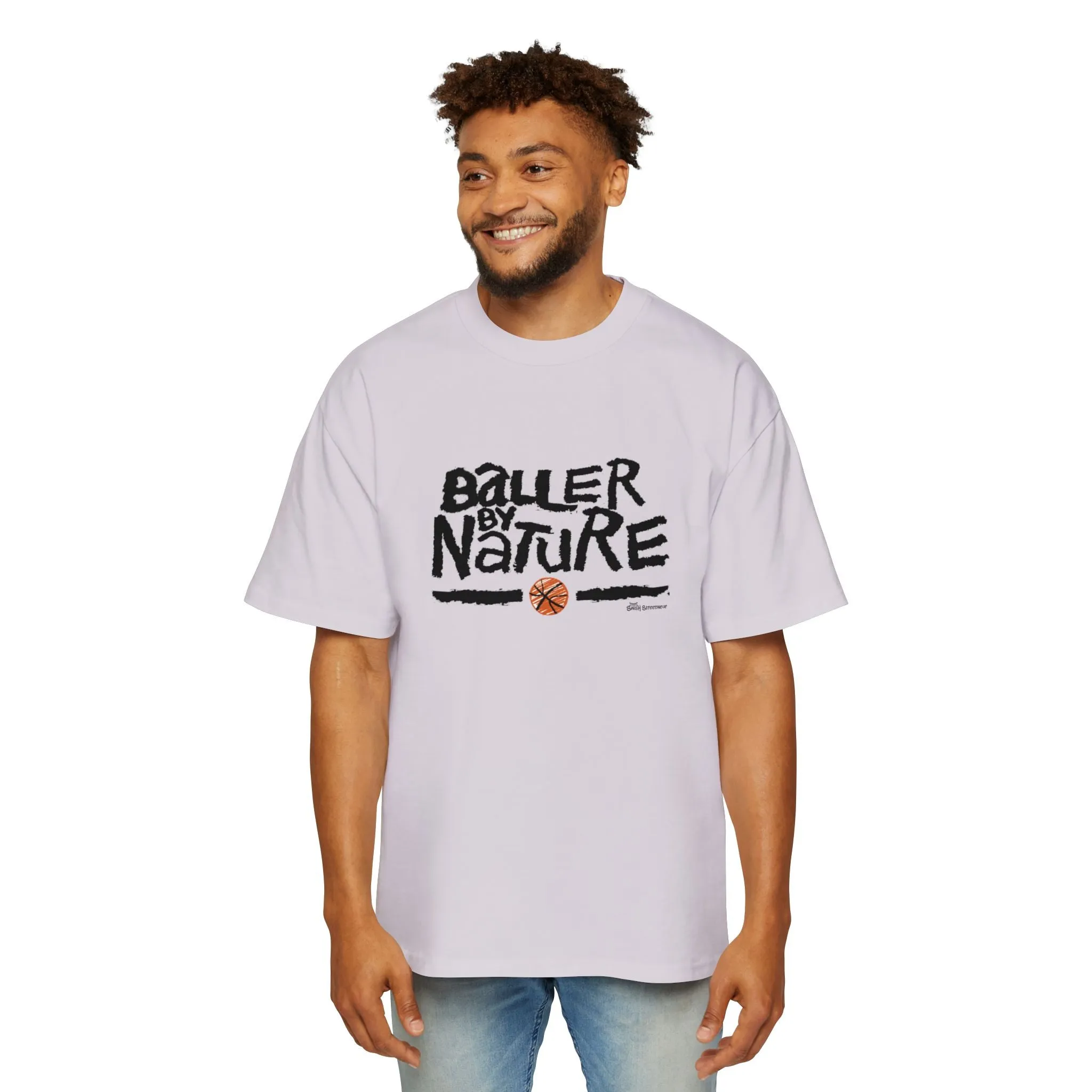 Baller By Nature Oversized Heavy Tee