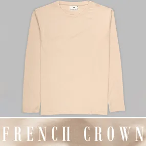 Beige Full-Sleeve Super soft Premium Cotton T-shirt