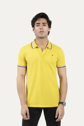 Buttoned Collar Polo Shirt