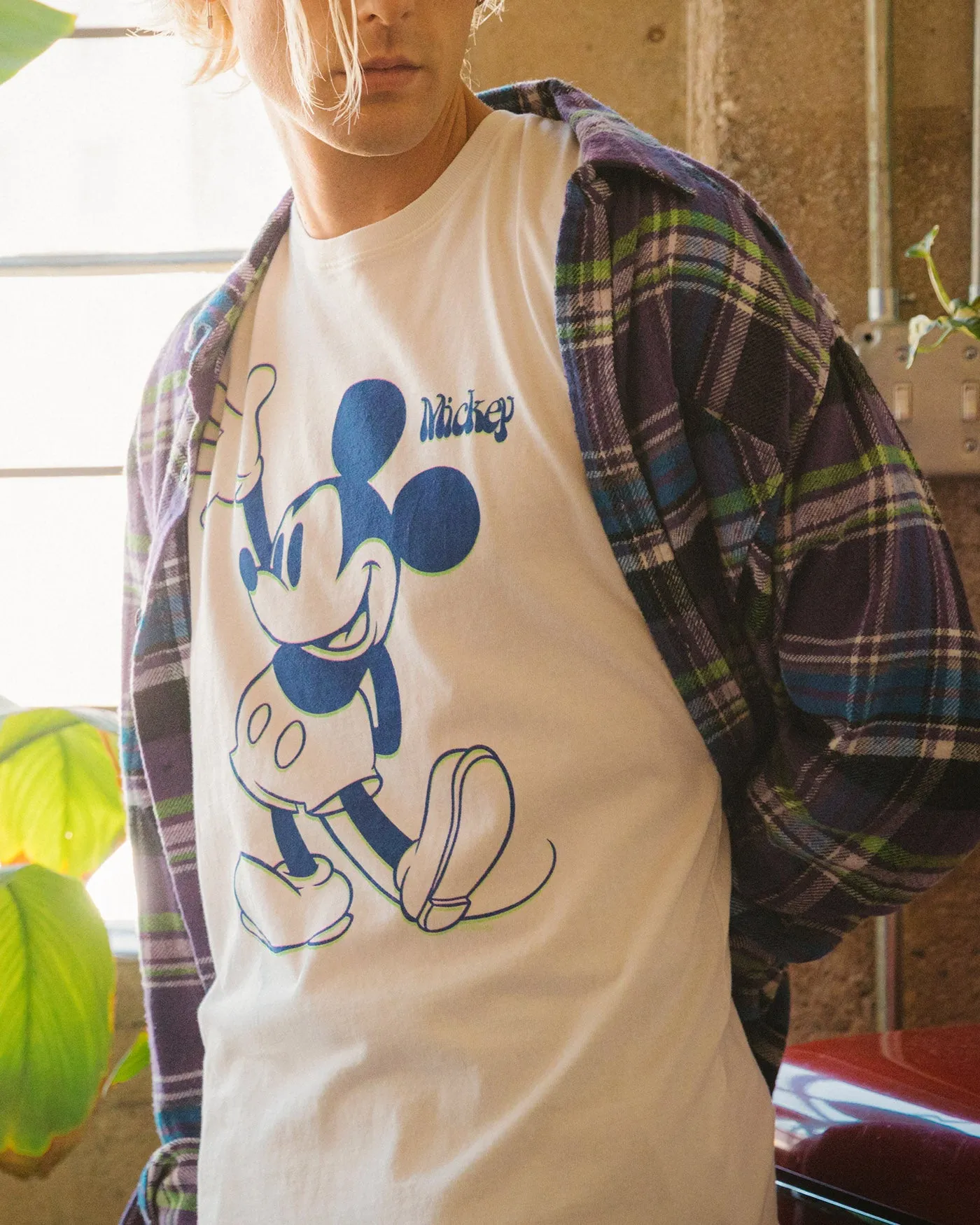 Disney's Mickey Mouse Standing Vintage Tee