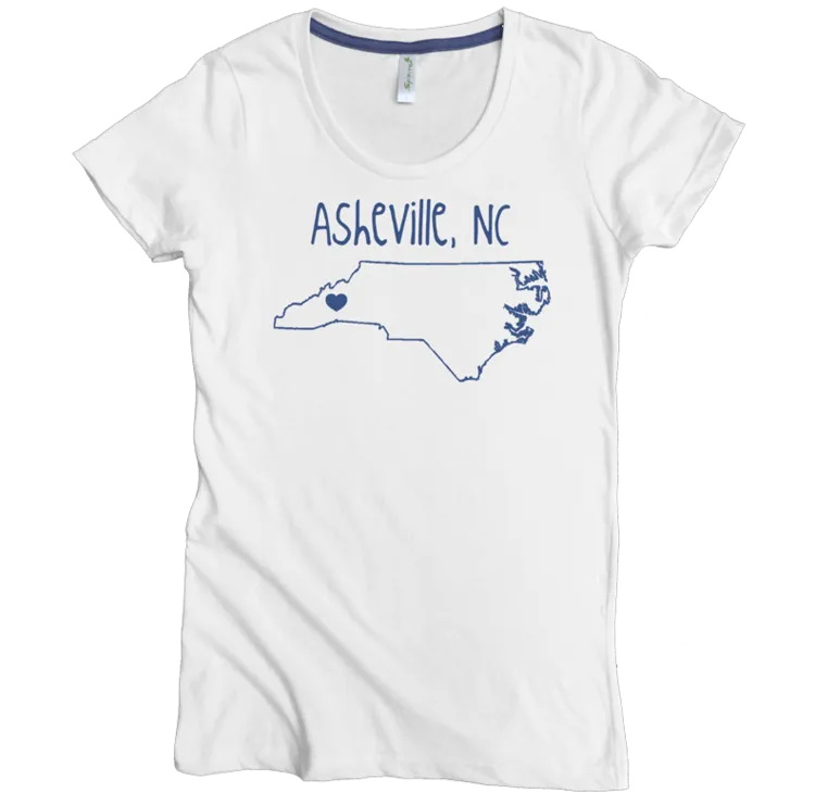 Heart Asheville NC Graphic Tee