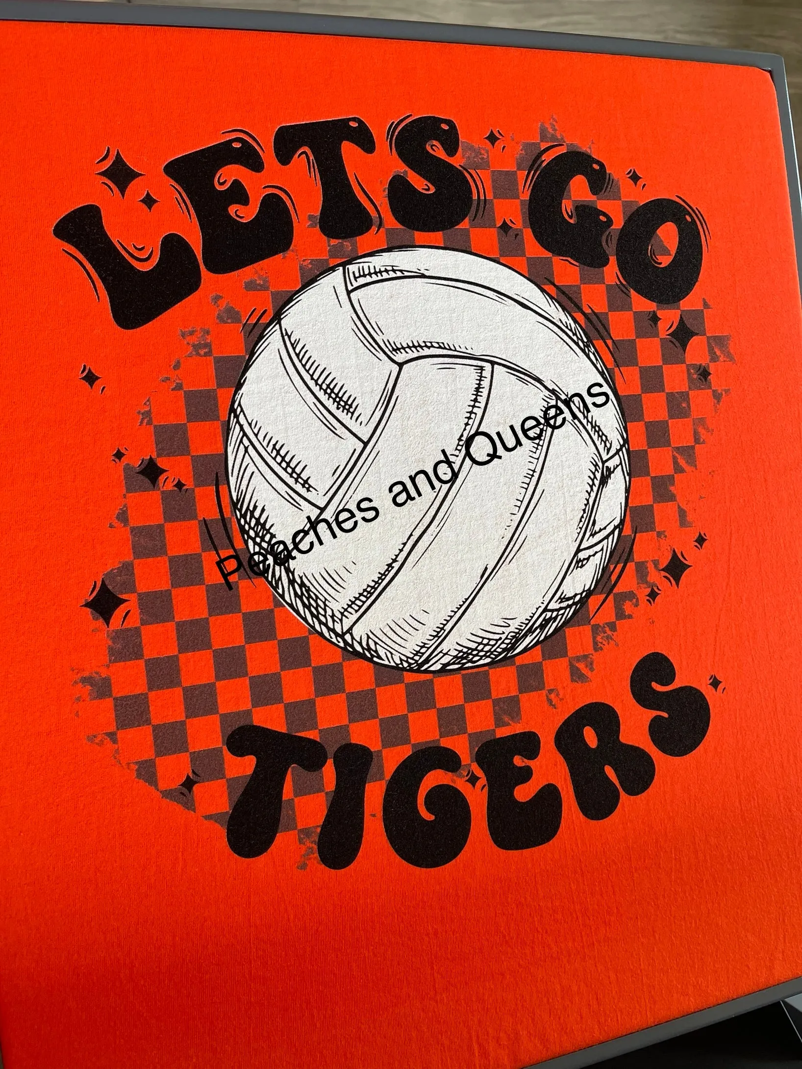 Lets Go TEAM ~ Custom Volleyball Graphic tee