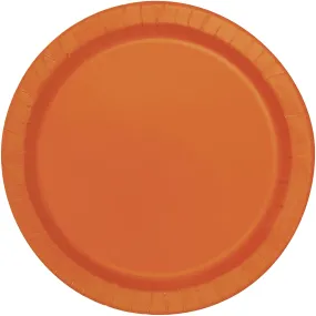 Paper Plates 9" - Orange Peel