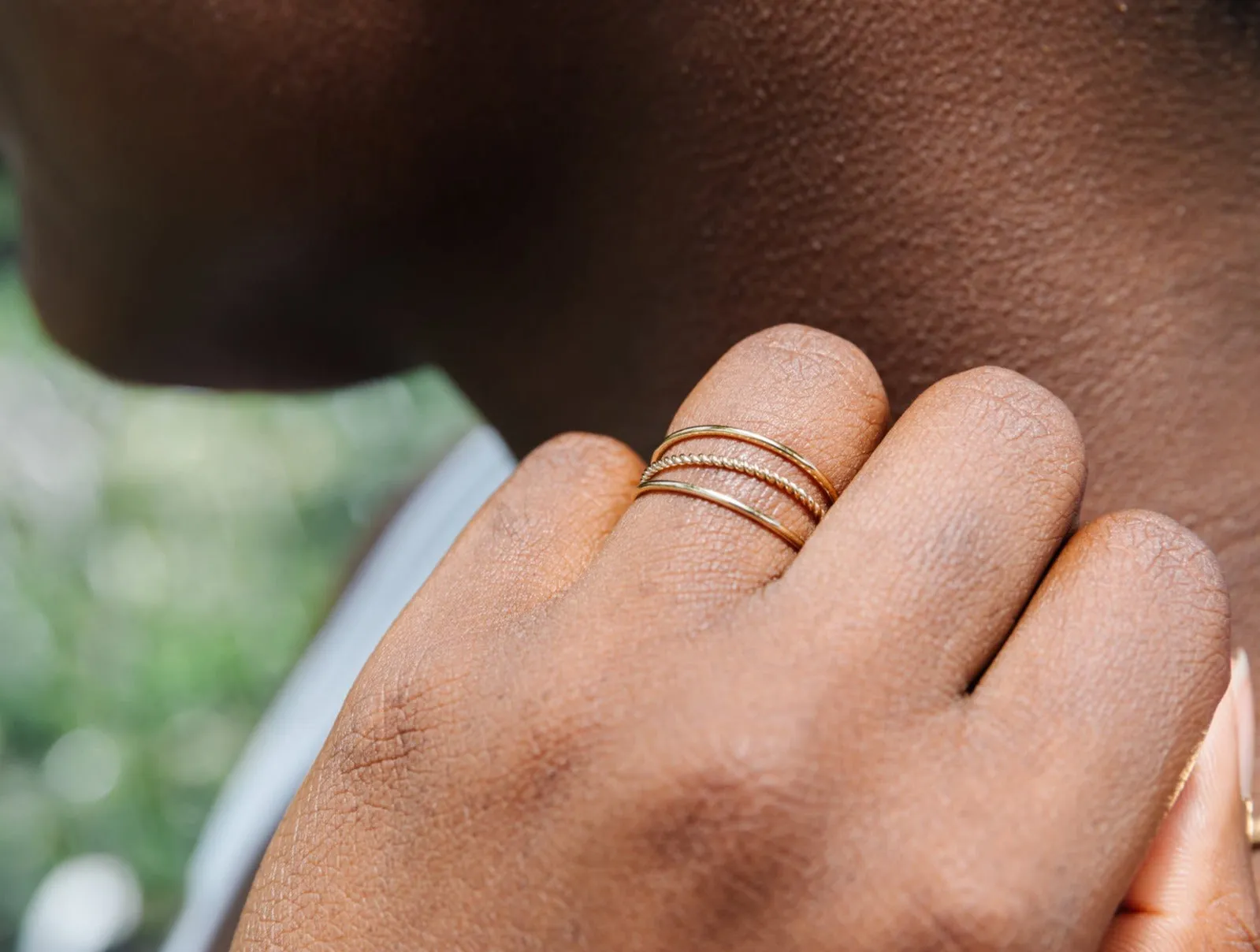 Ring Stack: Plain   Braided   Plain