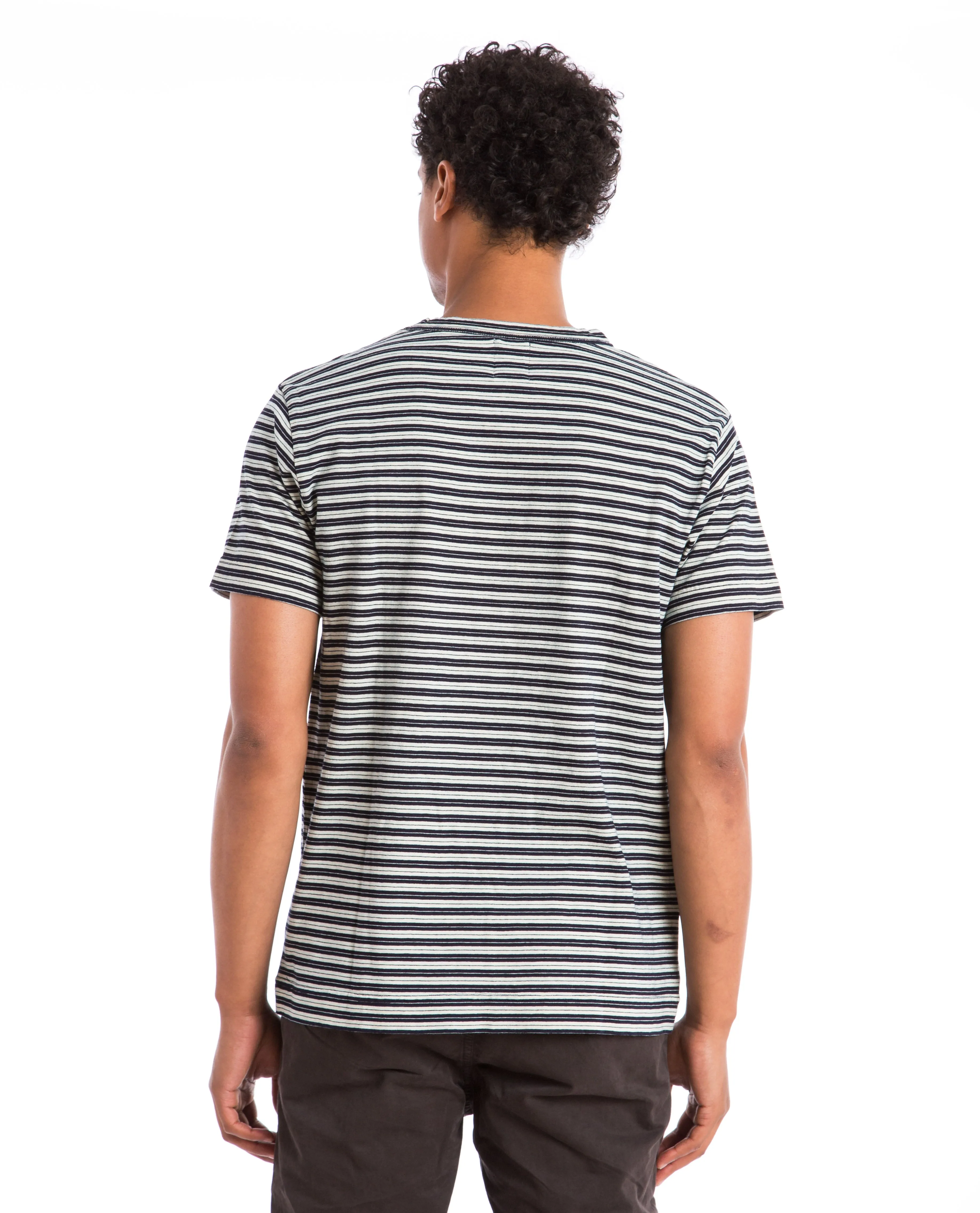 S/S Striped Crewneck Tee