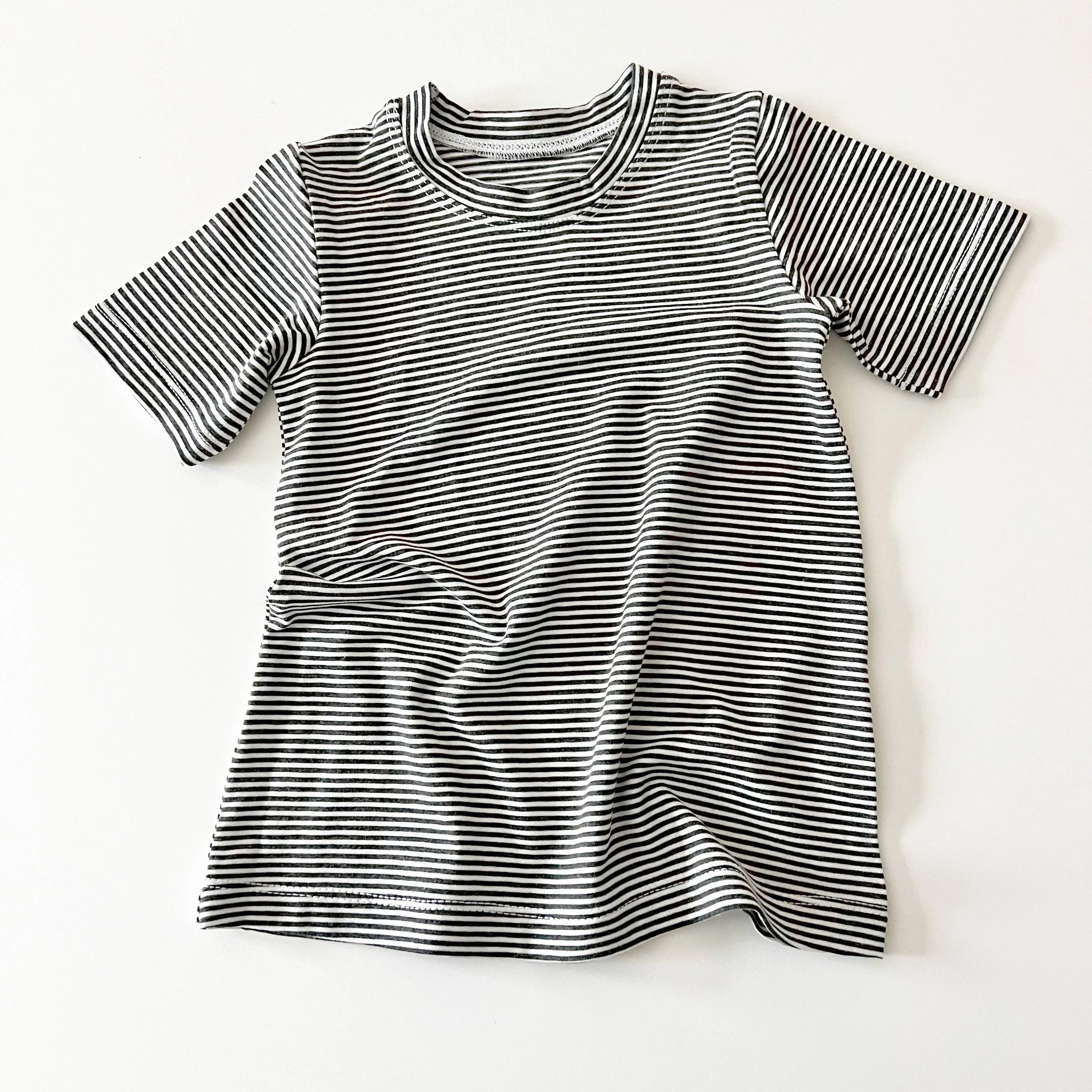 Striped Bamboo T-shirt Dress