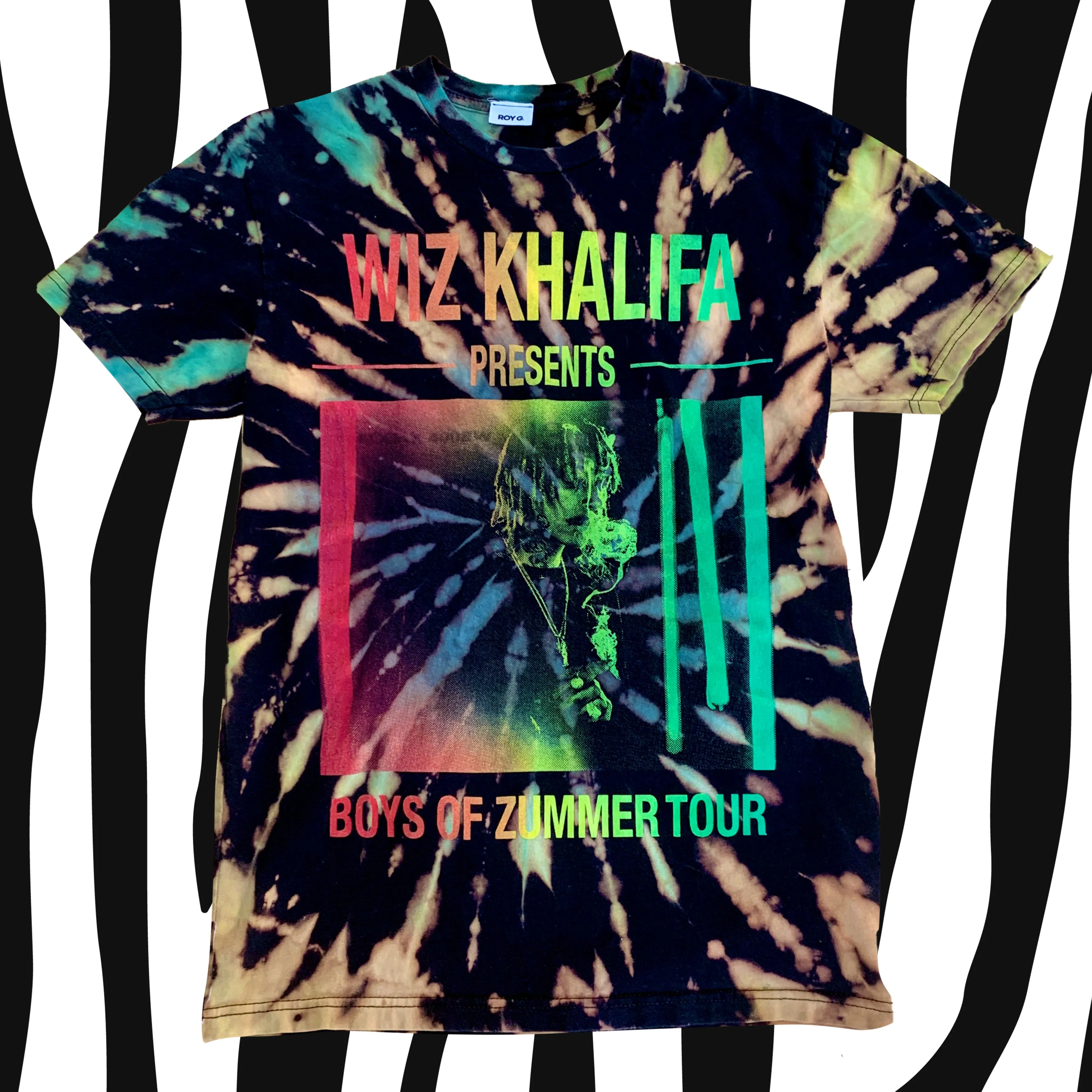 Wiz Khalifa "Boys of Zummer Tour" | Tie-Dye Tee | S